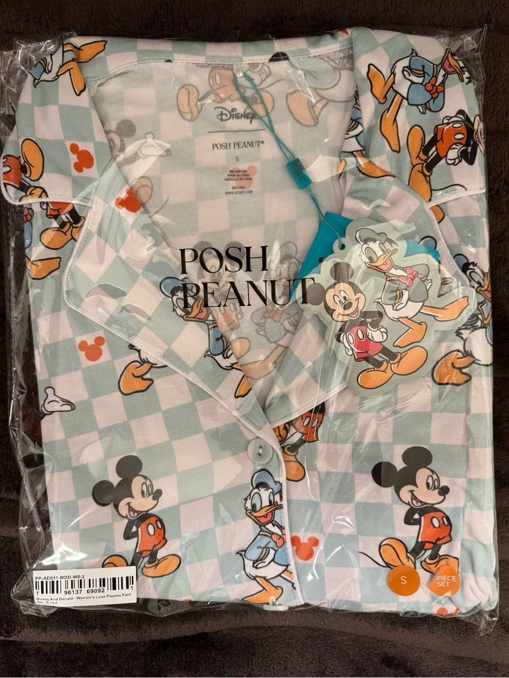 Posh Peanut Women’s Mickey and Donald PJs
